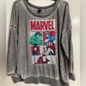 Torrid Marvel Light Weight Sweatshirt